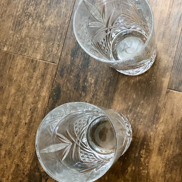 Set of 2 Crystal Drinking Glasses, Melodia, 12 ounce - Picture 3 of 8